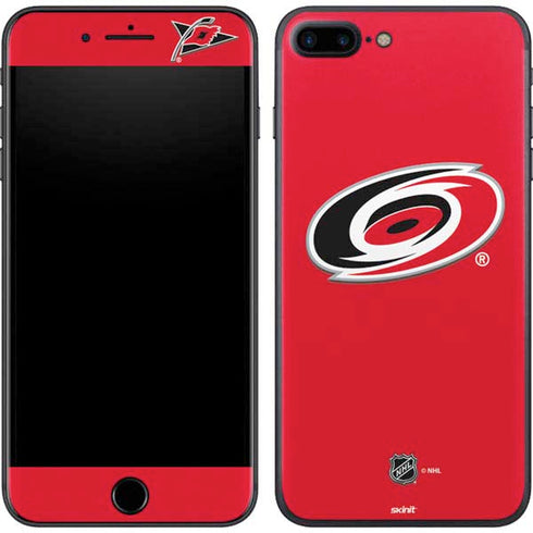 NHL Carolina Hurricanes Solid Background iPhone 8 Plus Skin