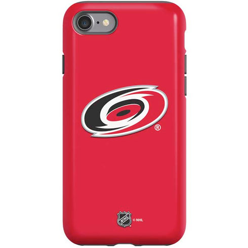 NHL Carolina Hurricanes Solid Background iPhone SE (2nd & 3rd Gen) Pro Case