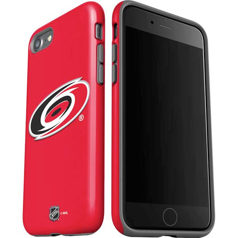 NHL Carolina Hurricanes Solid Background iPhone SE (2nd & 3rd Gen) Pro Case