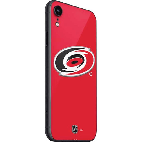 NHL Carolina Hurricanes Solid Background iPhone SE (2nd & 3rd Gen) Skin