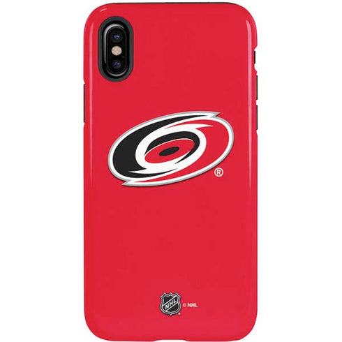 NHL Carolina Hurricanes Solid Background iPhone X Pro Case