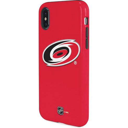 NHL Carolina Hurricanes Solid Background iPhone X Pro Case