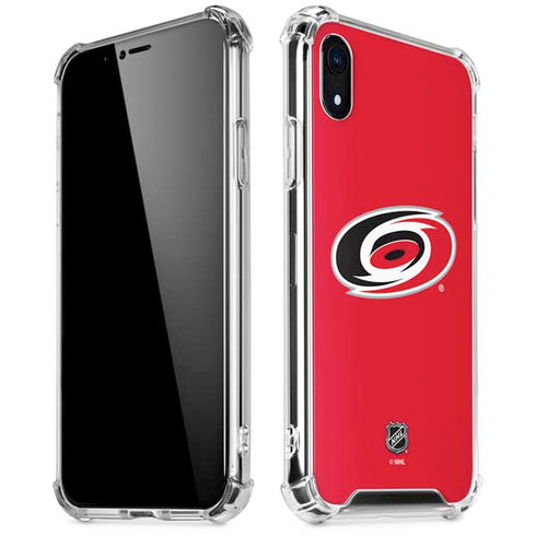 NHL Carolina Hurricanes Solid Background iPhone XR Clear Case