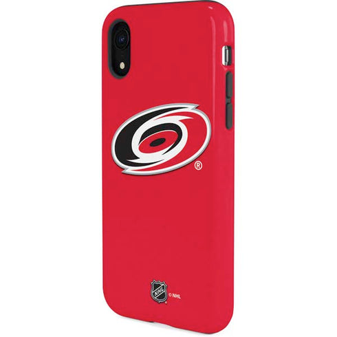 NHL Carolina Hurricanes Solid Background iPhone XR Pro Case