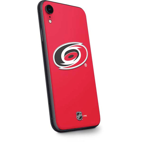 NHL Carolina Hurricanes Solid Background iPhone XR Skin