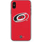 NHL Carolina Hurricanes Solid Background iPhone XS Skin
