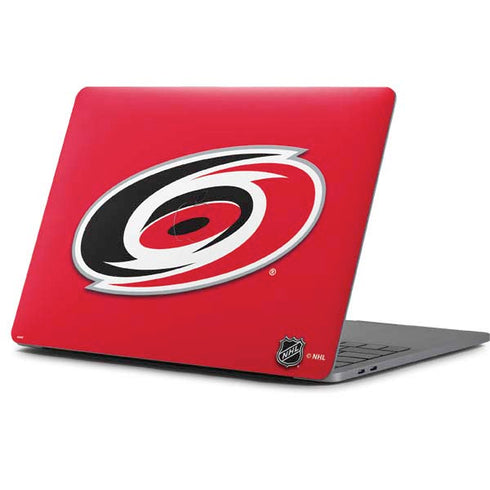 NHL Carolina Hurricanes Solid Background Apple MacBook Pro 13-inch Skin
