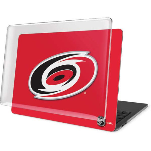 NHL Carolina Hurricanes Solid Background MacBook Pro 15in (2016-19) Case plus Skin