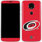 NHL Carolina Hurricanes Solid Background Moto E5 Plus Skin