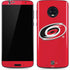 NHL Carolina Hurricanes Solid Background Moto G6 Skin