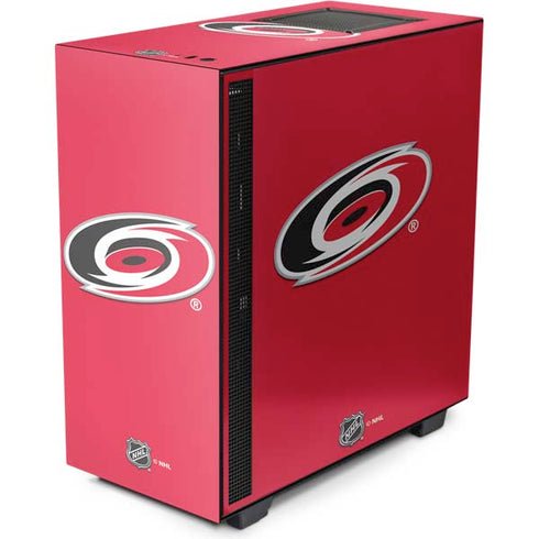 NHL Carolina Hurricanes Solid Background NZXT H510 Compact ATX Mid-Tower Case Skin
