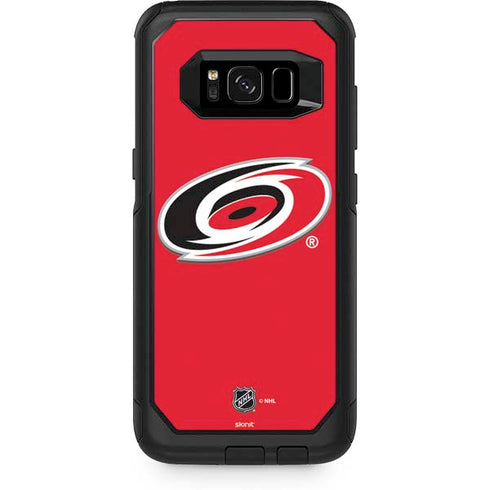 NHL Carolina Hurricanes Solid Background Otterbox Commuter Galaxy Skin
