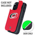 NHL Carolina Hurricanes Solid Background Otterbox Defender iPhone Skin