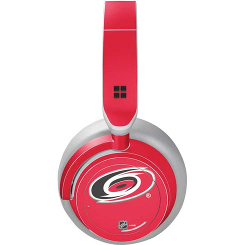 NHL Carolina Hurricanes Solid Background Surface Headphones Skin