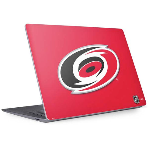 NHL Carolina Hurricanes Solid Background Surface Laptop 3 13.5in Skin