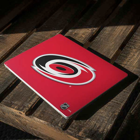 NHL Carolina Hurricanes Solid Background Surface Laptop 3 13.5in Skin