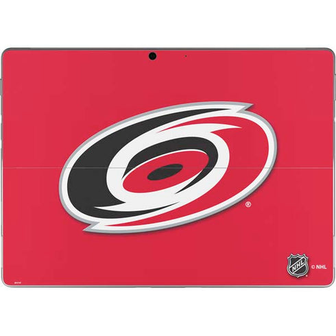 NHL Carolina Hurricanes Solid Background Surface Pro 8 Skin
