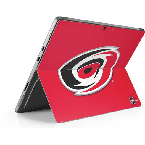 NHL Carolina Hurricanes Solid Background Surface Pro 8 Skin