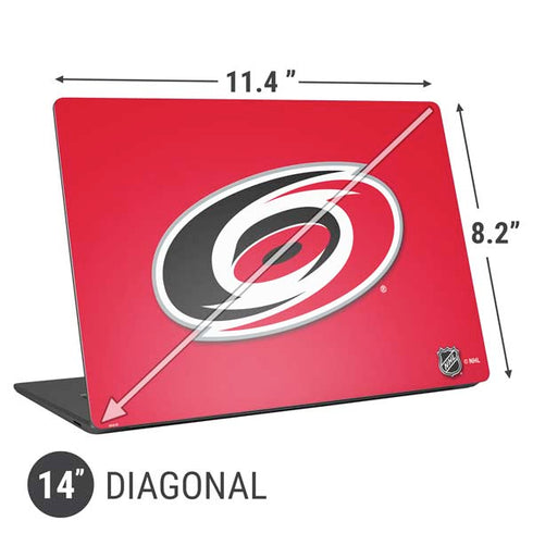 NHL Carolina Hurricanes Solid Background Universal Laptop 14in (11.4 x 8.2in) Skin
