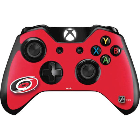 NHL Carolina Hurricanes Solid Background Xbox One Controller Skin