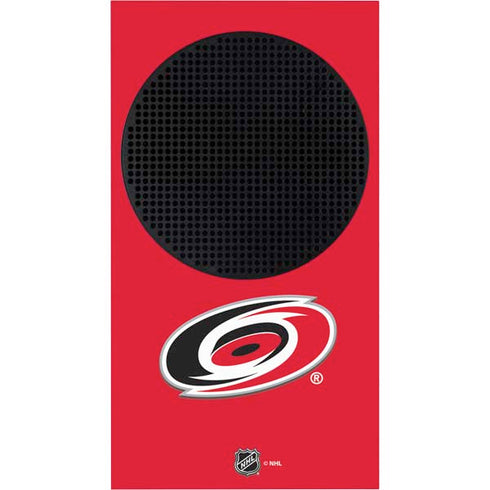 NHL Carolina Hurricanes Solid Background Xbox Series S Console Skin