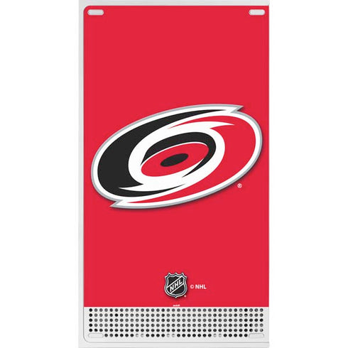 NHL Carolina Hurricanes Solid Background Xbox Series S Console Skin