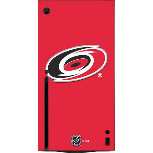 NHL Carolina Hurricanes Solid Background Xbox Series X Console Skin