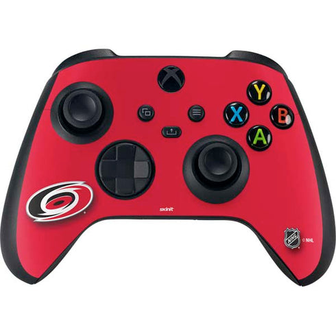 NHL Carolina Hurricanes Solid Background Xbox Series X Controller Skin