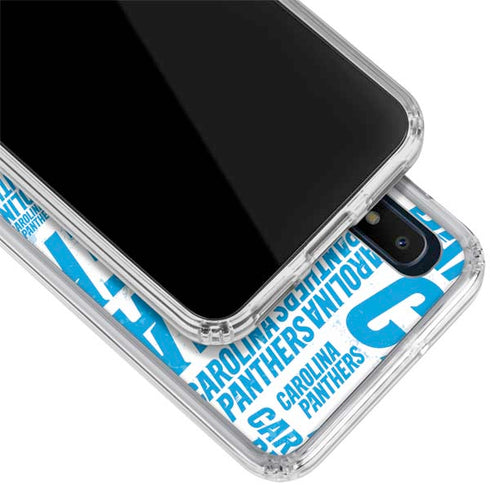 NFL Carolina Panthers - Blast Galaxy A10e Clear Case