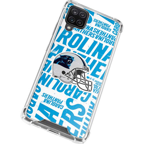 NFL Carolina Panthers - Blast Galaxy A12 Clear Case