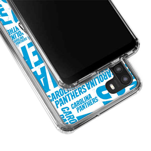 NFL Carolina Panthers - Blast Galaxy A21 Clear Case