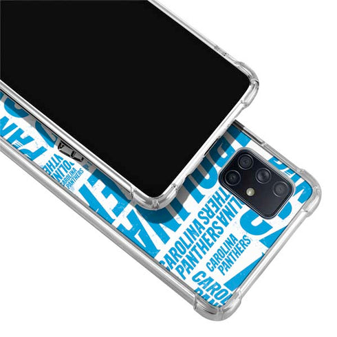 NFL Carolina Panthers - Blast Galaxy A71 5G Clear Case