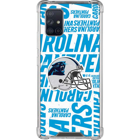 NFL Carolina Panthers - Blast Galaxy A71 5G Clear Case
