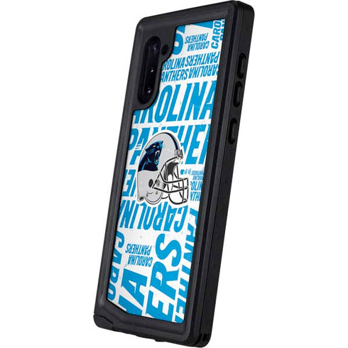 NFL Carolina Panthers - Blast Galaxy Note 10 Waterproof Case