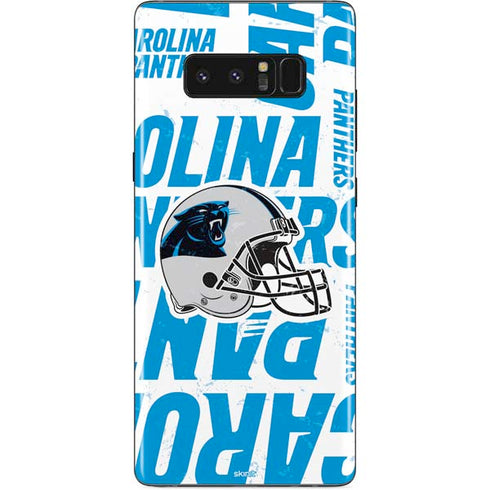 NFL Carolina Panthers - Blast Galaxy Note 8 Skin