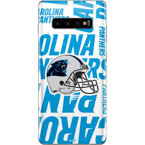 NFL Carolina Panthers - Blast Galaxy S10 Plus Skin