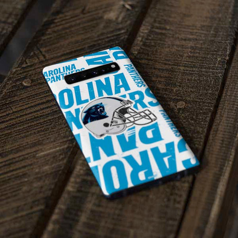 NFL Carolina Panthers - Blast Galaxy S10 Plus Skin