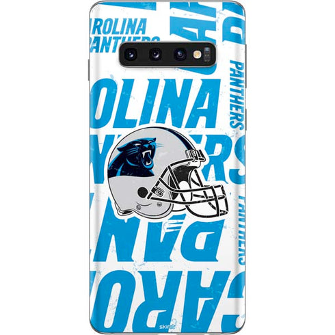 NFL Carolina Panthers - Blast Galaxy S10 Skin