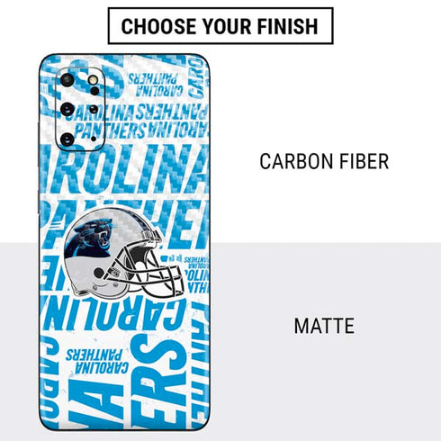 NFL Carolina Panthers - Blast Galaxy S20 Plus Skin