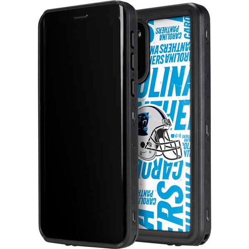 NFL Carolina Panthers - Blast Galaxy S20 Waterproof Case