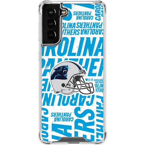 NFL Carolina Panthers - Blast Galaxy S21 FE Clear Case
