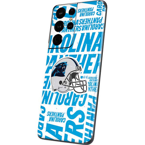 NFL Carolina Panthers - Blast Galaxy S21 Ultra 5G Skin