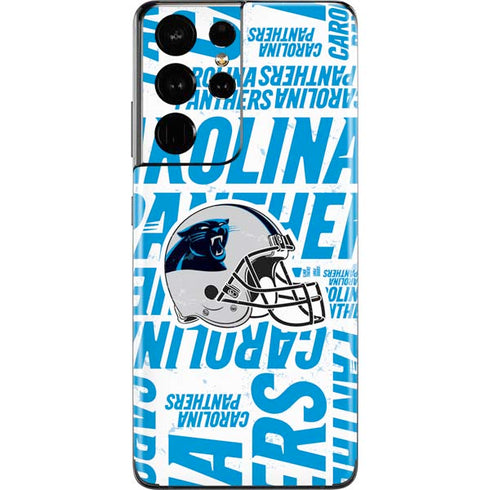 NFL Carolina Panthers - Blast Galaxy S21 Ultra 5G Skin