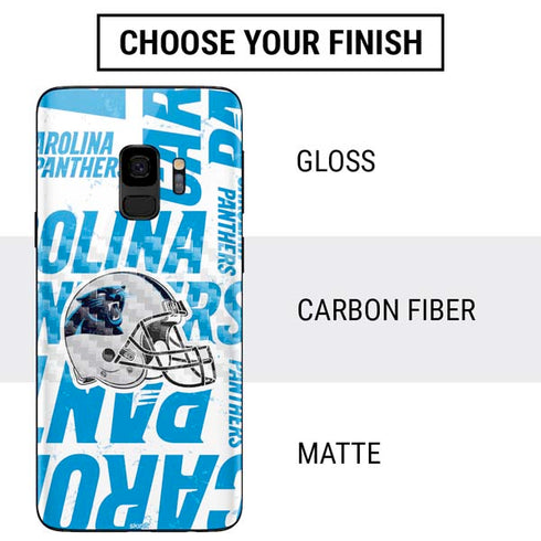 NFL Carolina Panthers - Blast Galaxy S9 Skin