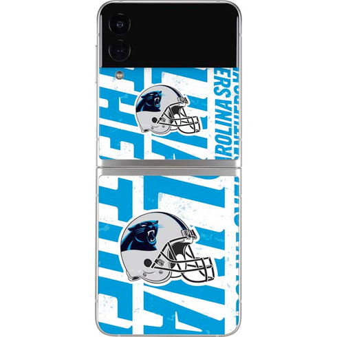 NFL Carolina Panthers - Blast Galaxy Z Flip3 5G Skin
