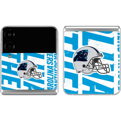 NFL Carolina Panthers - Blast Galaxy Z Flip4 5G Skin