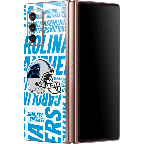 NFL Carolina Panthers - Blast Galaxy Z Fold2 5G Skin
