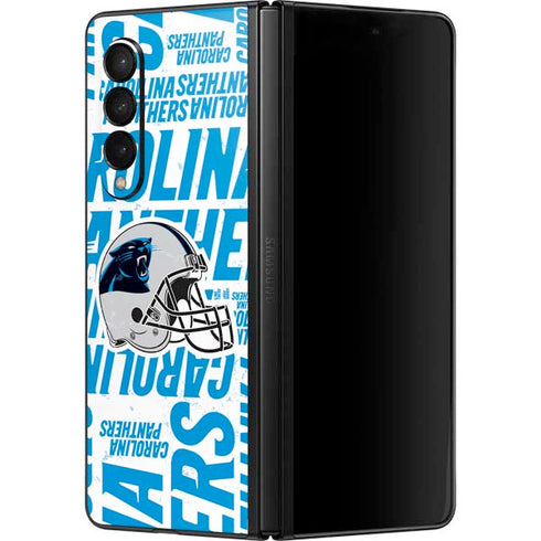 NFL Carolina Panthers - Blast Galaxy Z Fold3 5G Skin