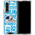 NFL Carolina Panthers - Blast Galaxy Z Fold4 5G Clear Case