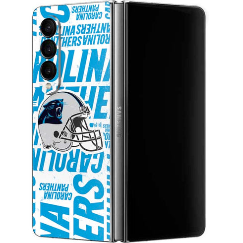 NFL Carolina Panthers - Blast Galaxy Z Fold4 5G Skin